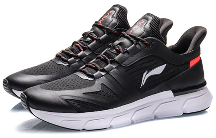 Li-Ning Running Shoes 'Black White Red' ARHQ089-1