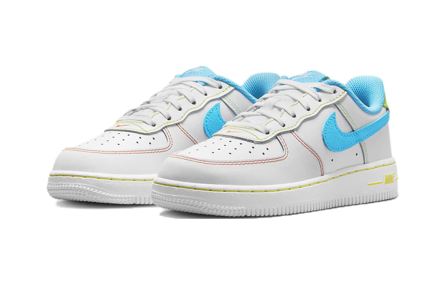 (PS) Nike Force 1 Low 'Rainbow Stitch' FJ4807-100