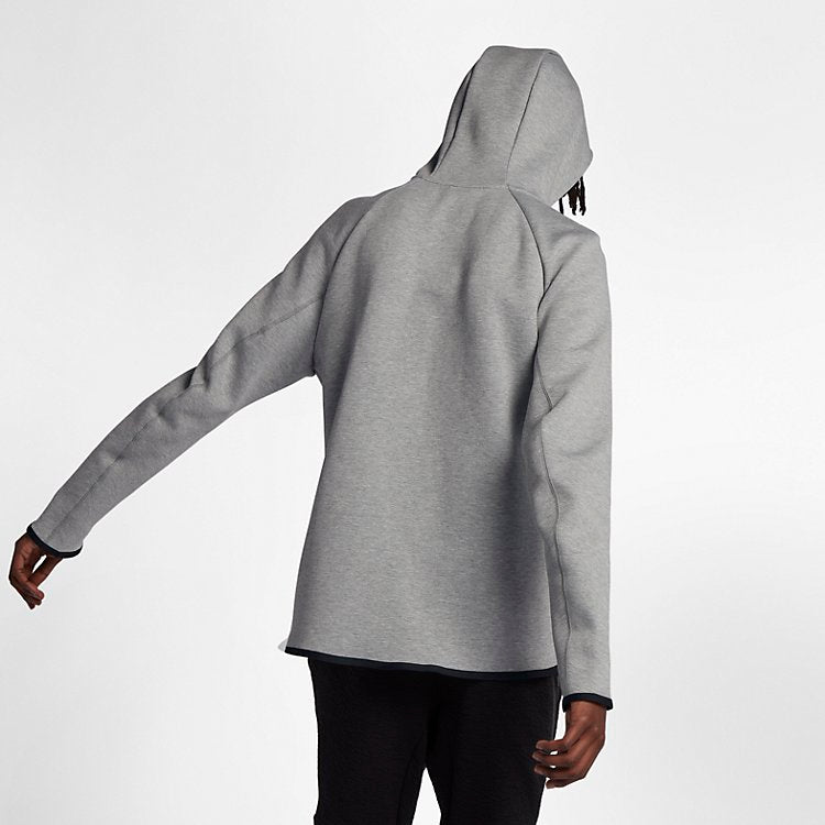 NIKE Sportswear Tech Fleece Pullover Hoodie 'Grey Black' 928487-063