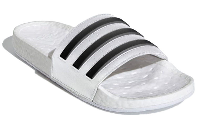 adidas Adilette Boost Slides 'White Black Stripes' FY8155