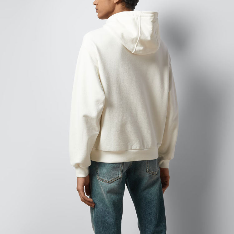 Gucci Cotton Jersey Hooded Sweatshirt 'Off White' 770839-XJGA2-9314
