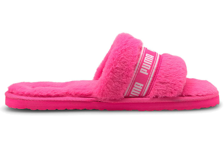 (WMNS) PUMA Fluff Slides 'Fluo Pink' 384937-03