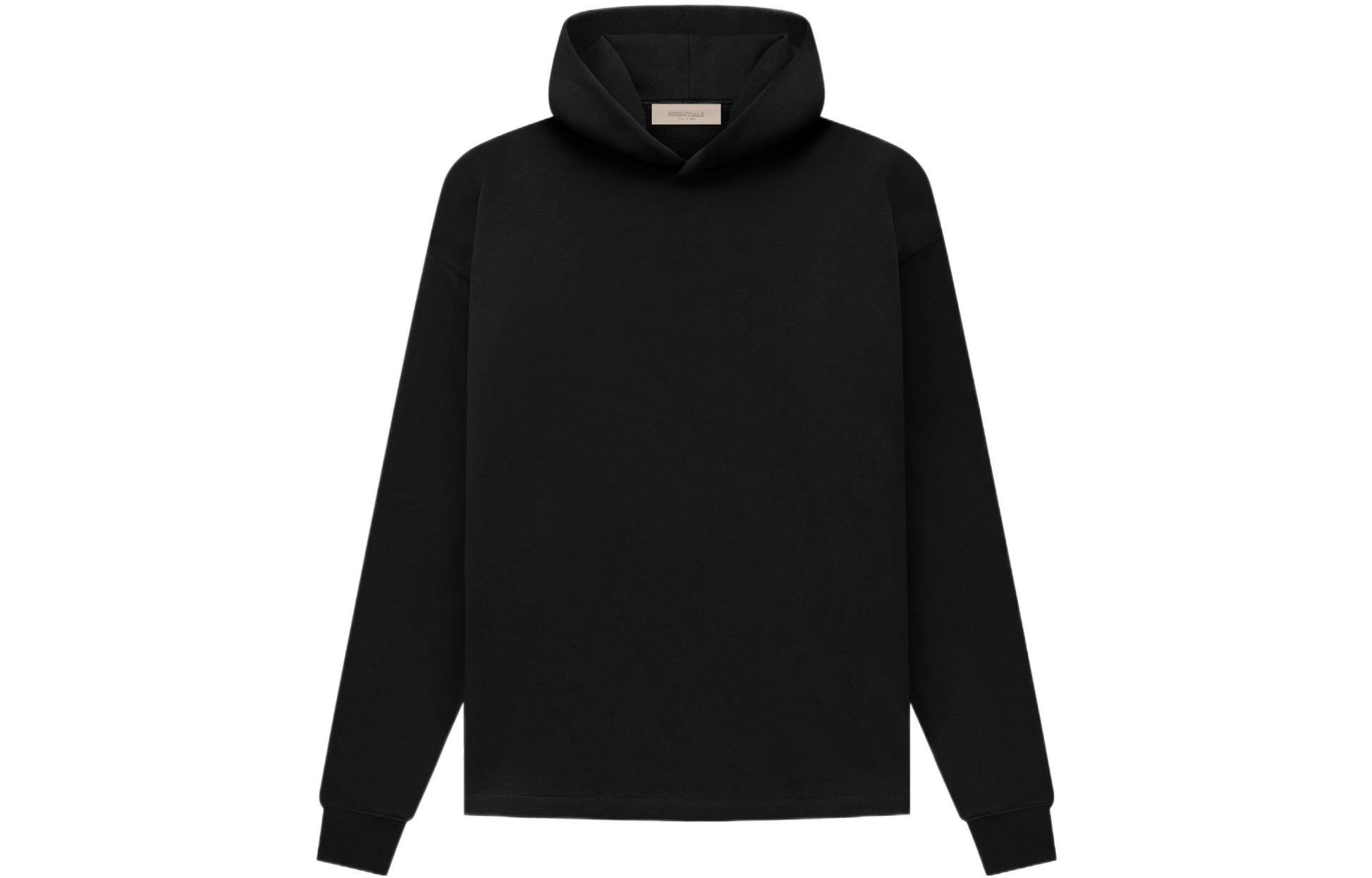 Fear of God Essentials SS22 Relaxed Stretch Limo Hoodie 'Black' FOG-SS22-334