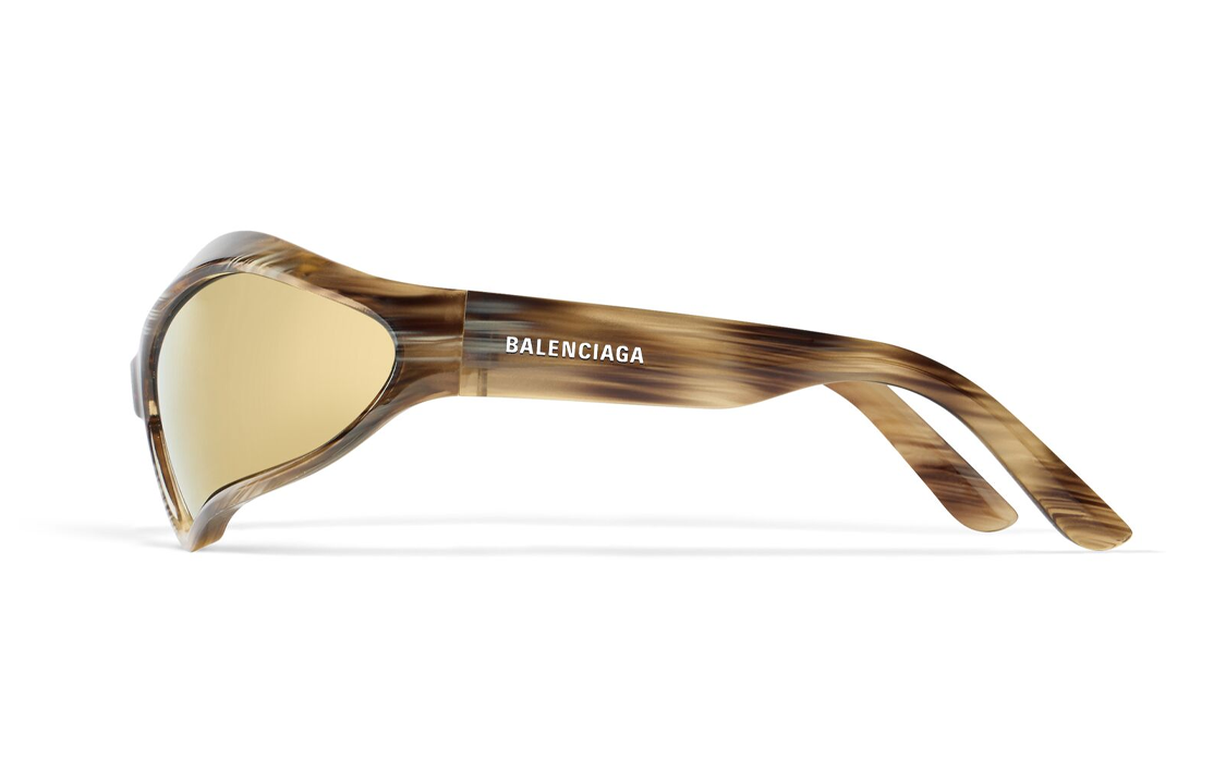 (WMNS) Balenciaga Fennec Oval Sunglasses 'Bronze' 768054T00072681