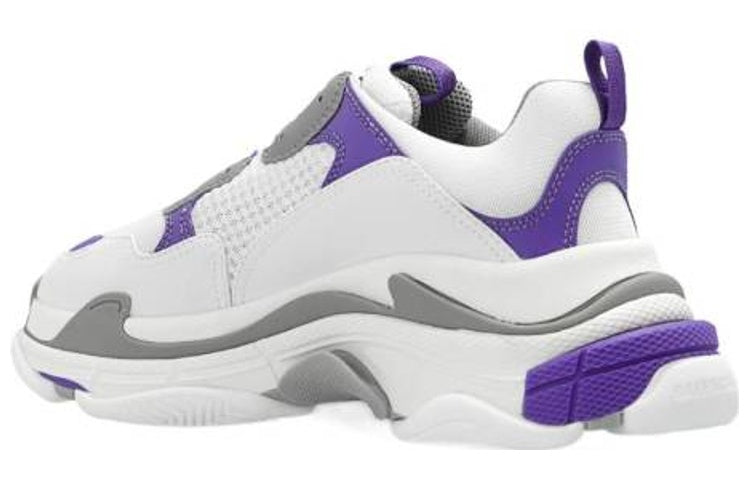 (WMNS) Balenciaga Triple S 'White Purple' 524039W2FW59551