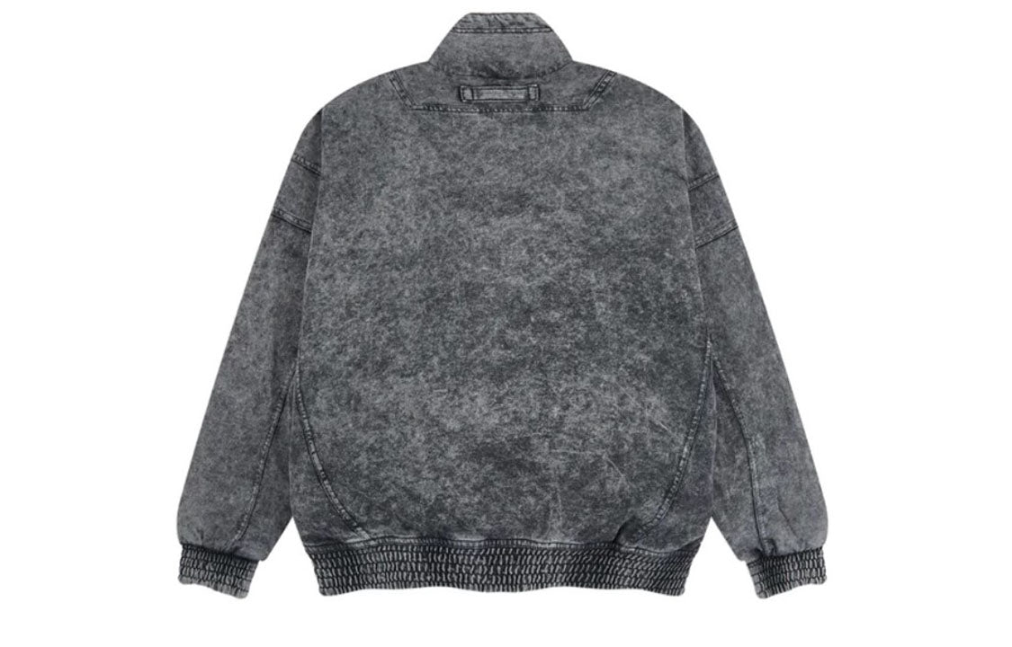 Men's Nike Casual Knit Washed Zipper Sports Grey CV4353-060