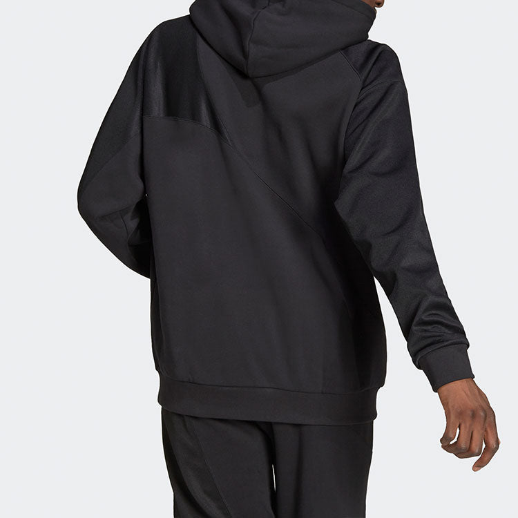 Men's adidas originals Bld Ft Hoody Hl Casual Printing Hooded Long Sleeves Black HG6331