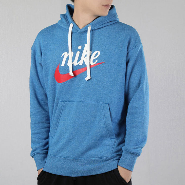 Men's Nike Chest Logo Loose Pullover Blue BV2934-484