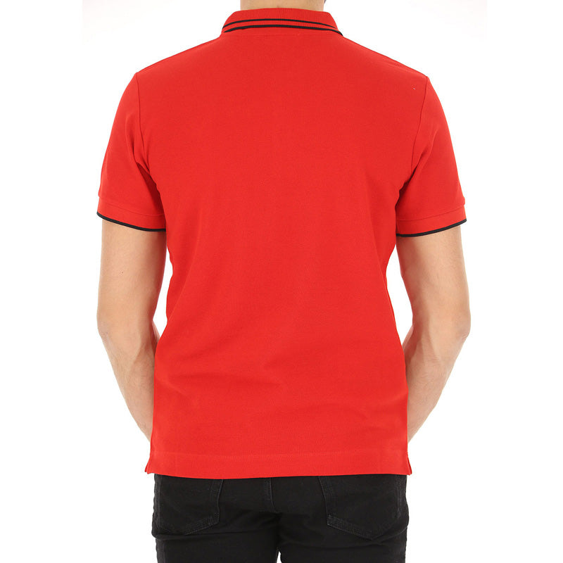 Alexander McQueen Pure Cotton Casual Short Sleeve Polo Shirt 'Red' 277624-RMT72-6100