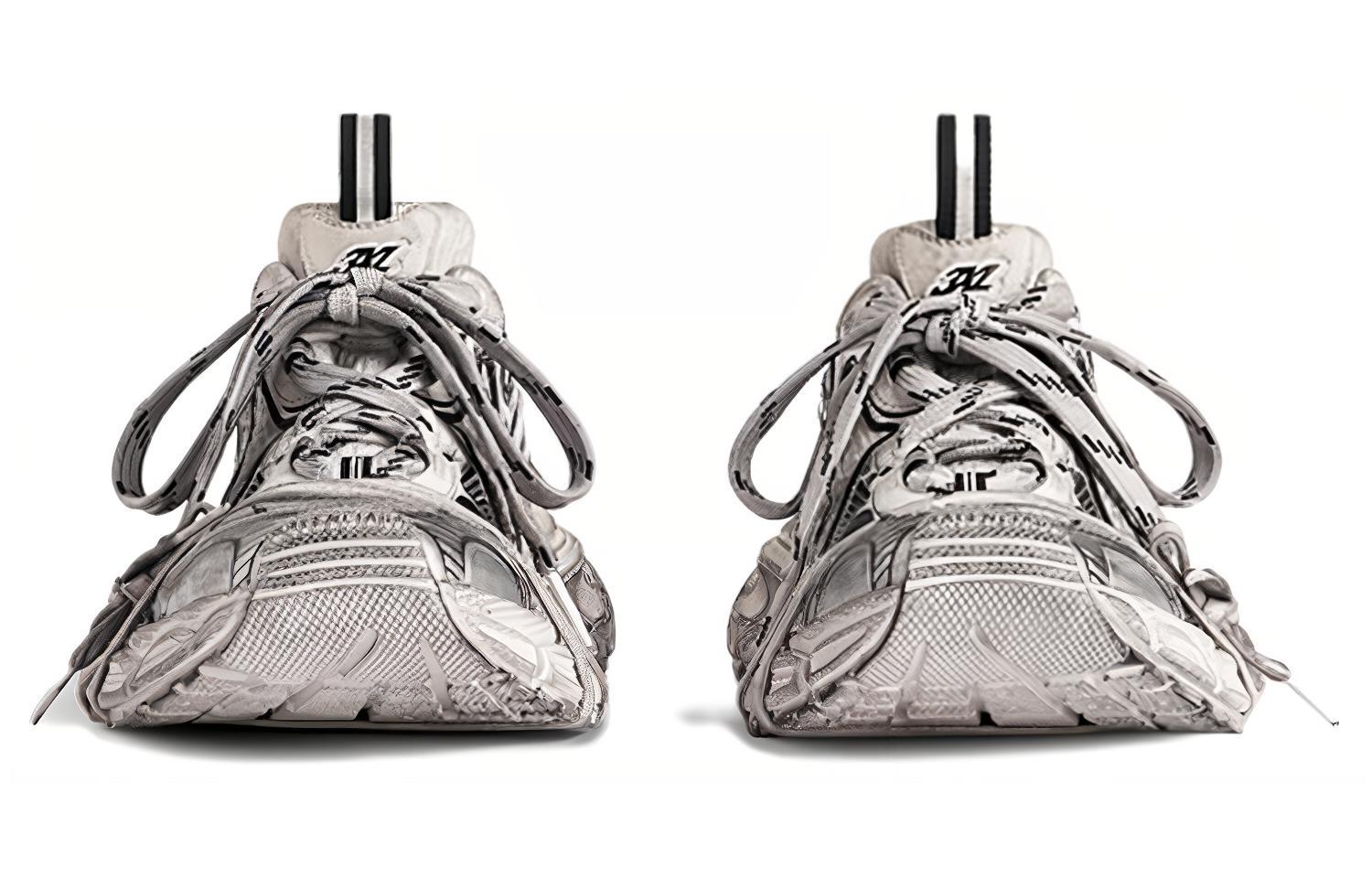 (WMNS) Balenciaga 3XL Sneakers 'White and Black Mesh and Polyurethane' 734731W3XL49710