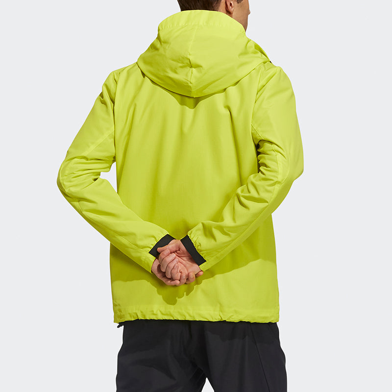 adidas M adidas W.n.d. Sports Zipper Windproof Hooded Jacket Green GL8691
