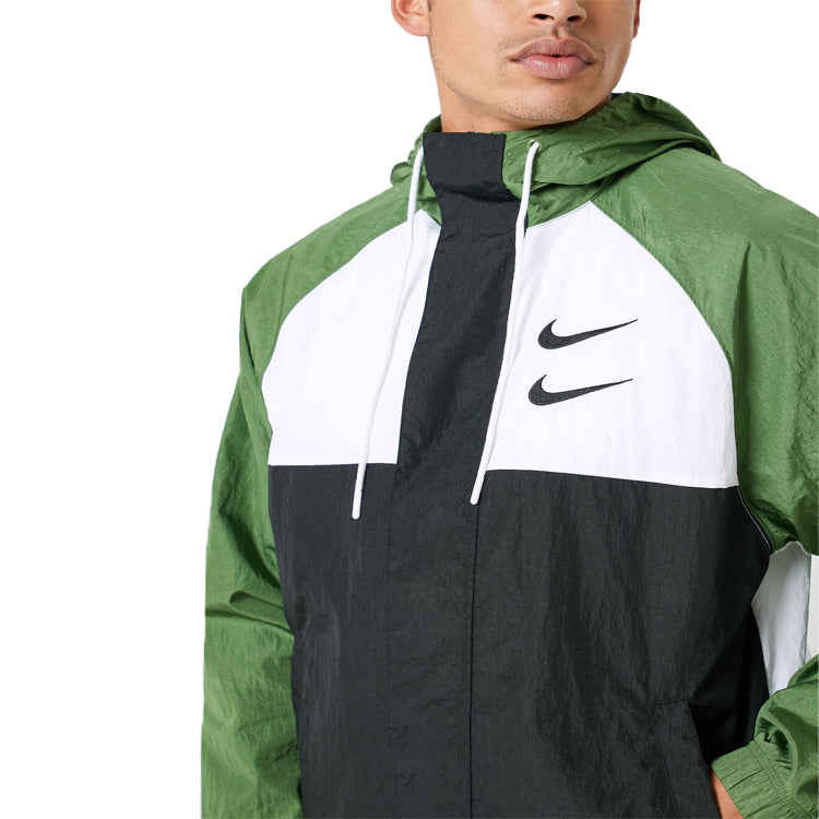 Nike Sportswear Swoosh Hooded Jacket Green CJ4888-010