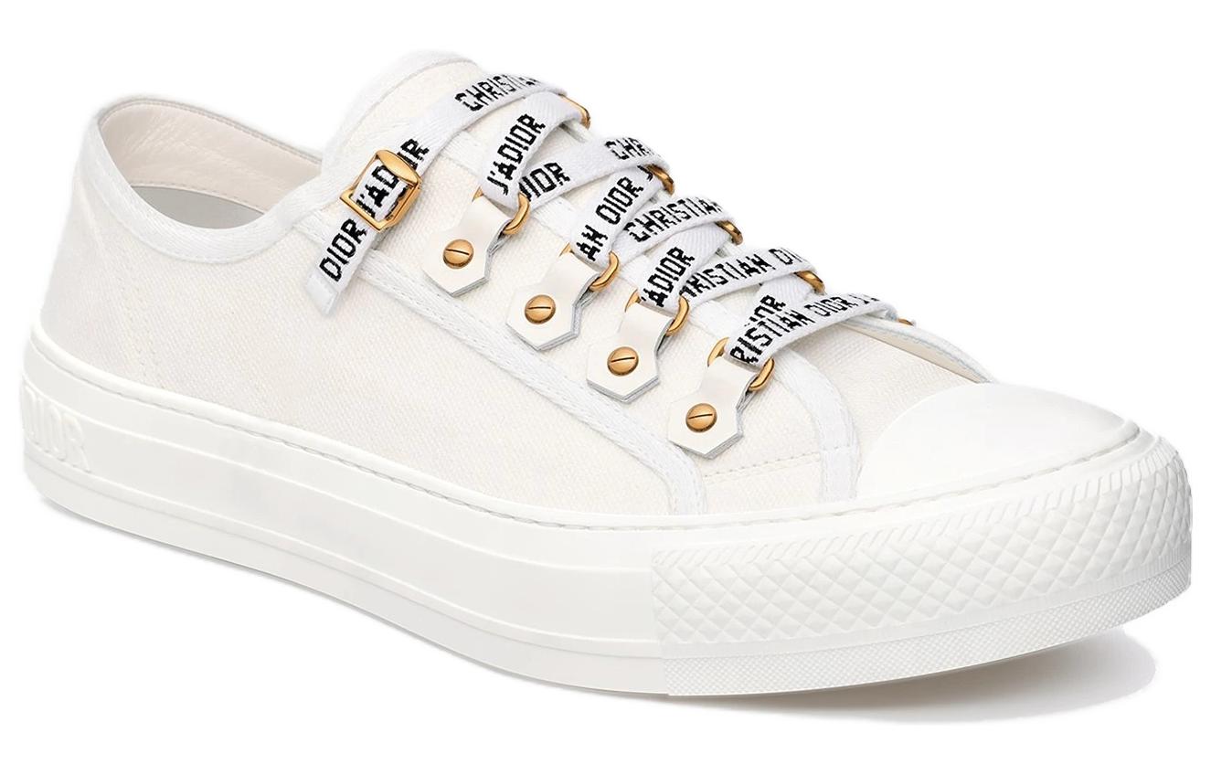 (WMNS) Dior Walk'N'Dior Low Top 'White Canvas' KCK177CVA_S06W