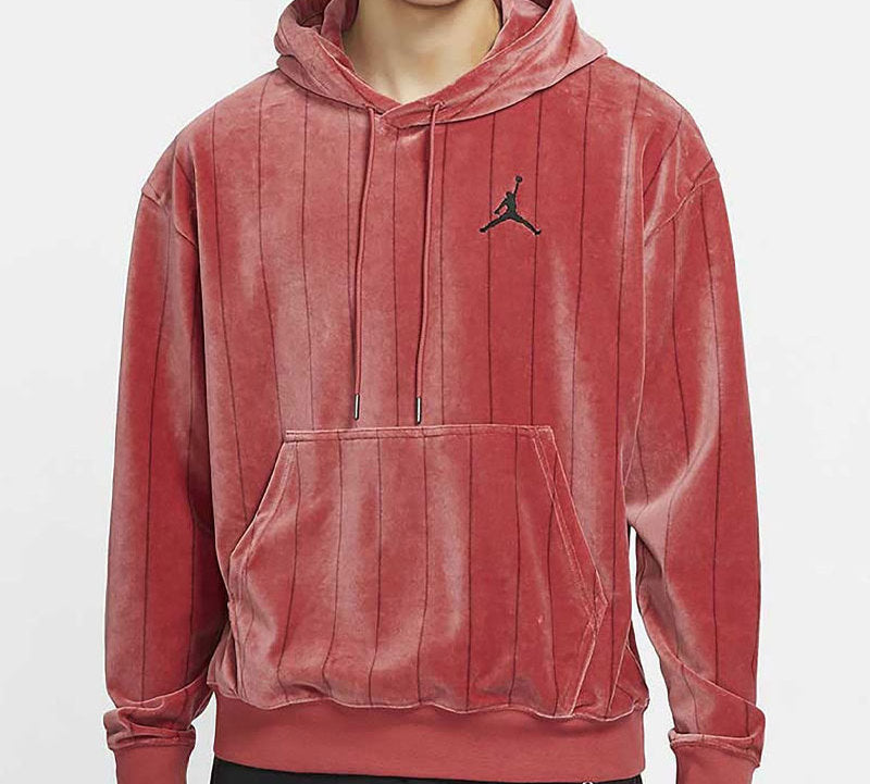 Men's Air Jordan Air Stripe Fleece Red CD5740-605