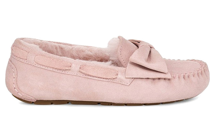 (WMNS) UGG Dakota Suede Bow Slipper 'Pink Crystal' 1106552-PCRY