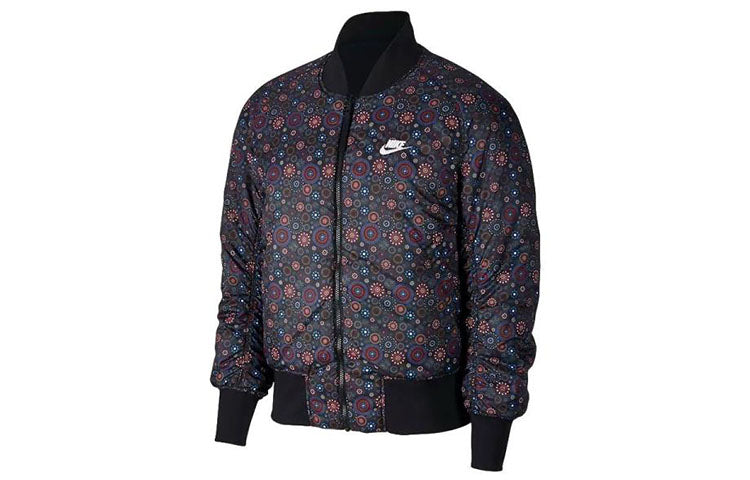 Nike Reversible aviator Casual sports padded Jacket Black AJ3588-010