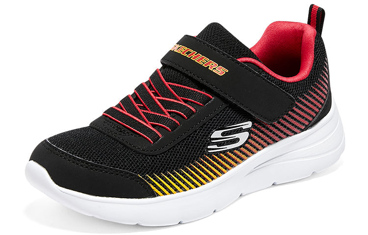 (GS) Skechers Microspec Gorza Shoes 'Black Red Yellow' 415016L-BKRD