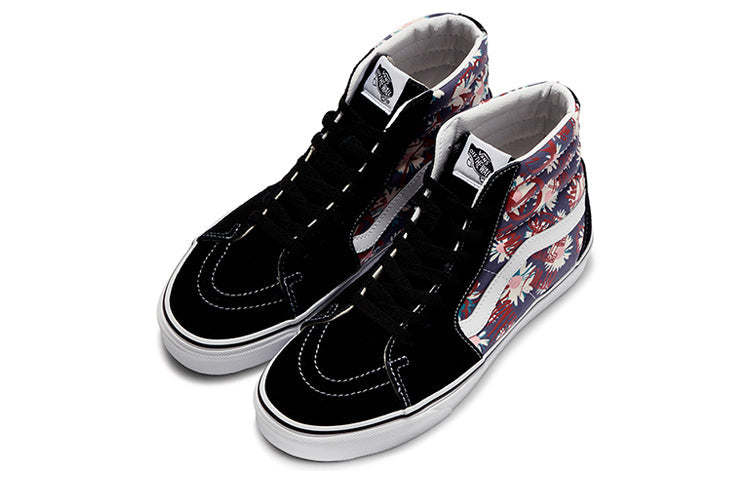 Vans SK8-HI Flowers Graffiti Unisex 'Black Blue Red' VN0A4BV61JA
