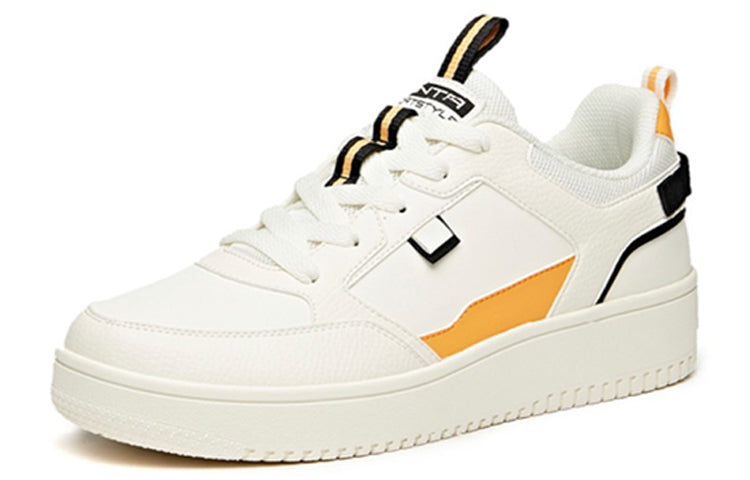 ANTA Skateboarding Series Sneakers 'White Orange Black' 912018066-5