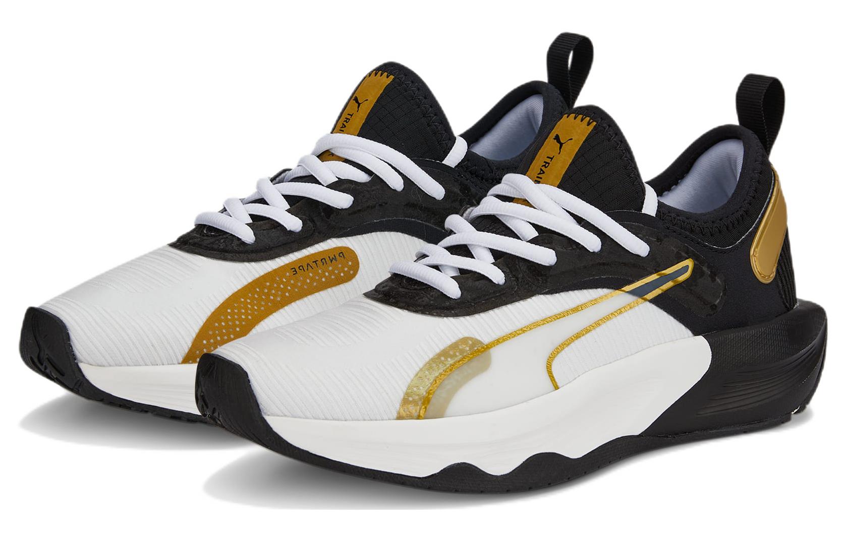 (WMNS) PUMA PWR XX Nitro 'White Black Gold' 376969-04