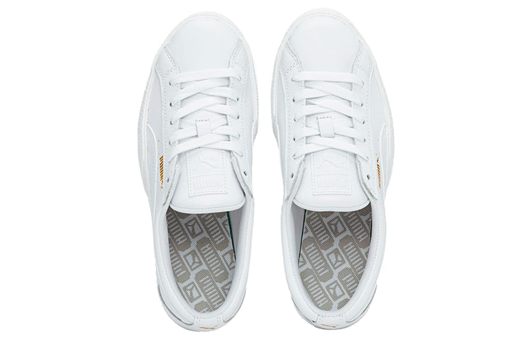(WMNS) PUMA Love Tumbled Leather White 373649-01