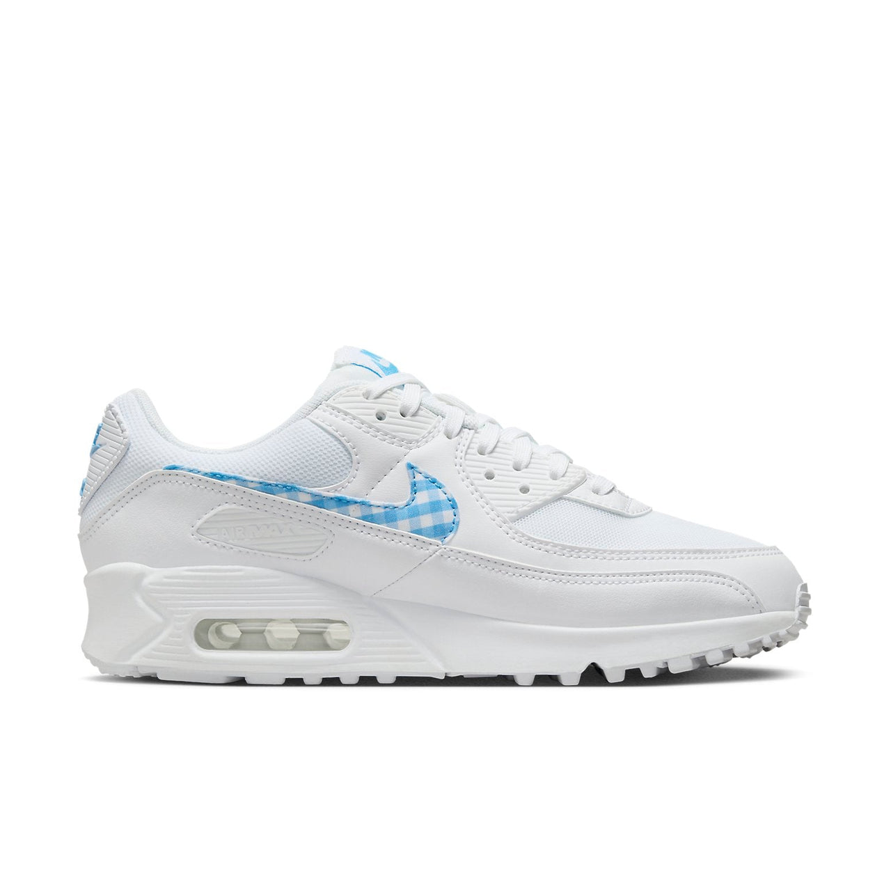 (WMNS) Nike Air Max 90 'Blue Gingham' FQ0207-100