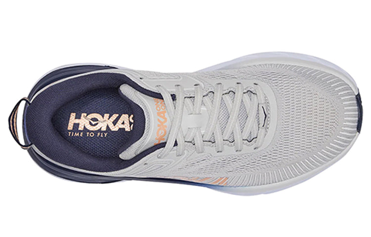 (WMNS) HOKA ONE ONE Bondi 7 'Lunar Rock Black Iris' 1110519-LRBI