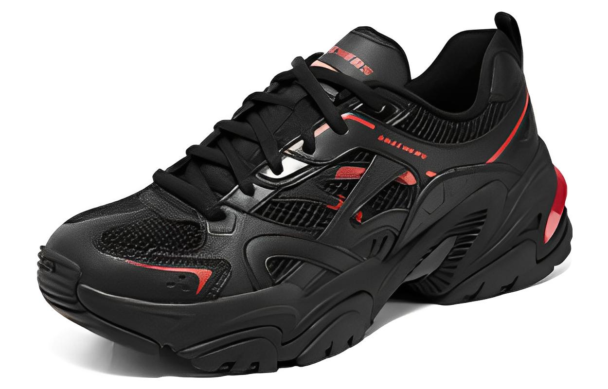 (WMNS) Skechers D'LITES 'Black' 149514-BKRD