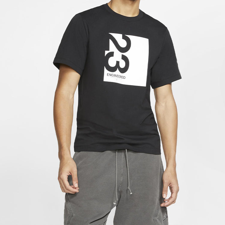 Air Jordan 23 Engineered Sports short sleeve Men Black AT8818-010