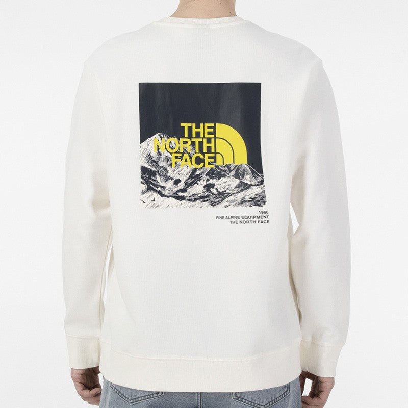 THE NORTH FACE Regrind Crew SS22 Logo Sweater 'White' NF0A5K1D-N3N