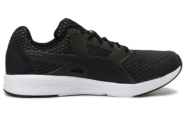 (WMNS) PUMA Nrgy Driver Low Running Shoes Black/White 190558-01
