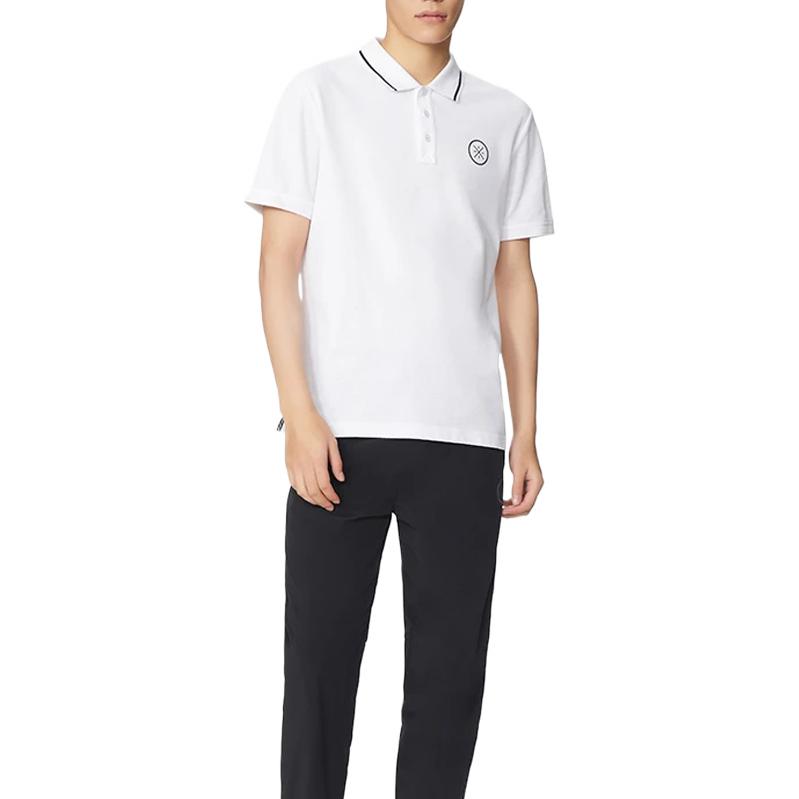Li-Ning Way Of Wade Logo Polo Shirt 'White' APLS091-2