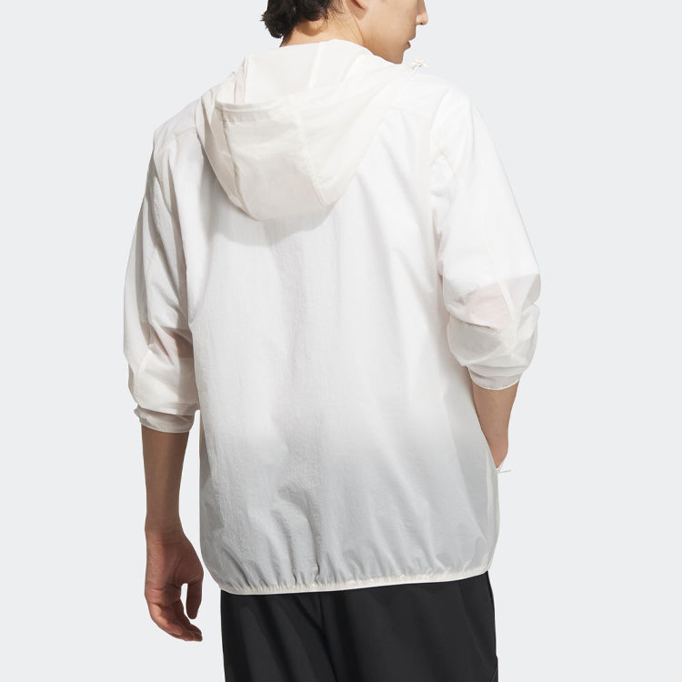 adidas Tech Lightweight Woven Jacket Asia Sizing 'White' IA8136