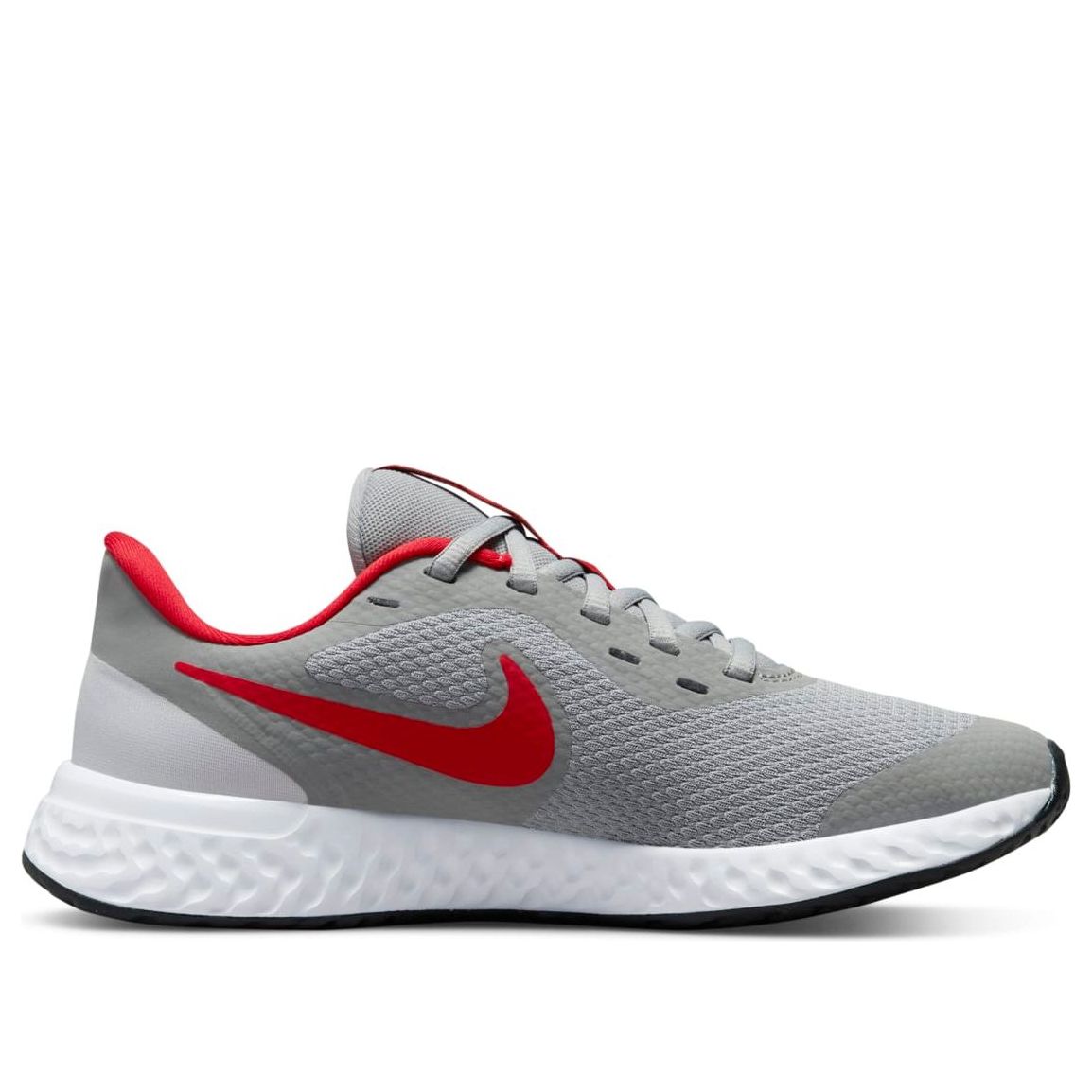 (GS) Nike Revolution 5 Low-Top Grey/Red BQ5671-013