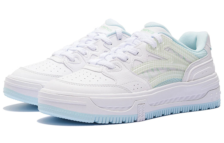 (WMNS) Li-Ning Floating 'White Light Green' AGCS078-1