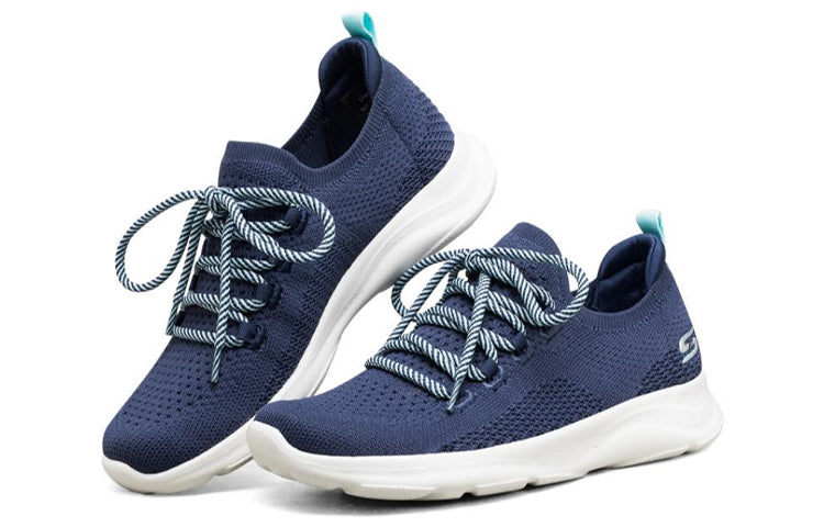 (WMNS) Skechers Bobs Surge Sports Shoes Blue/White 117003-NVBL