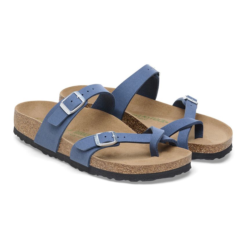 Birkenstock Mayari Synthetik Soft Birki Vegan Narrow Fit Sandals 'Elemental Blue' 1026638