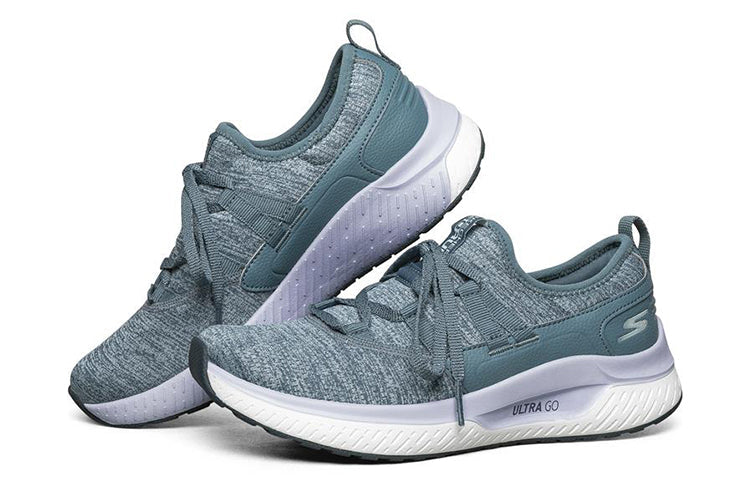 (WMNS) Skechers Go Run Steady 'Grey Blue' 128040-BLAQ
