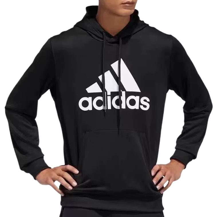 adidas Basketball Hoodie 'Black White' GH6663
