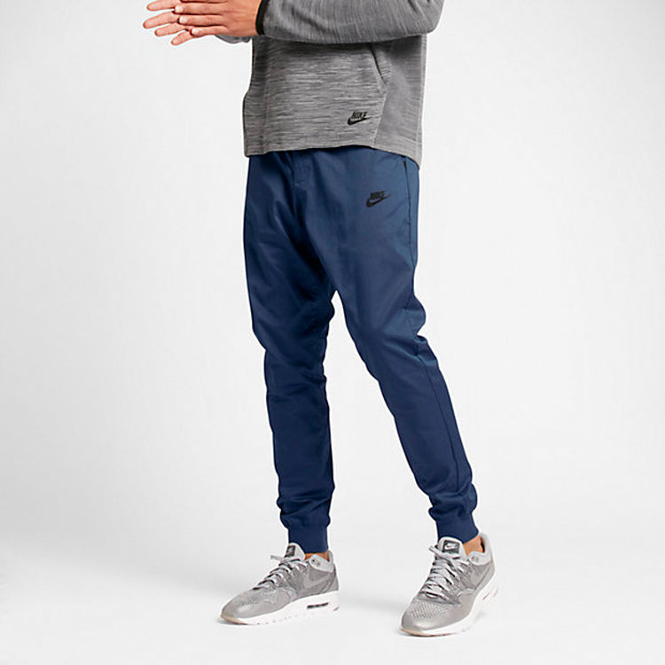 Men's Nike Casual Knit Blue Sports Pants/Trousers/Joggers 805099-414