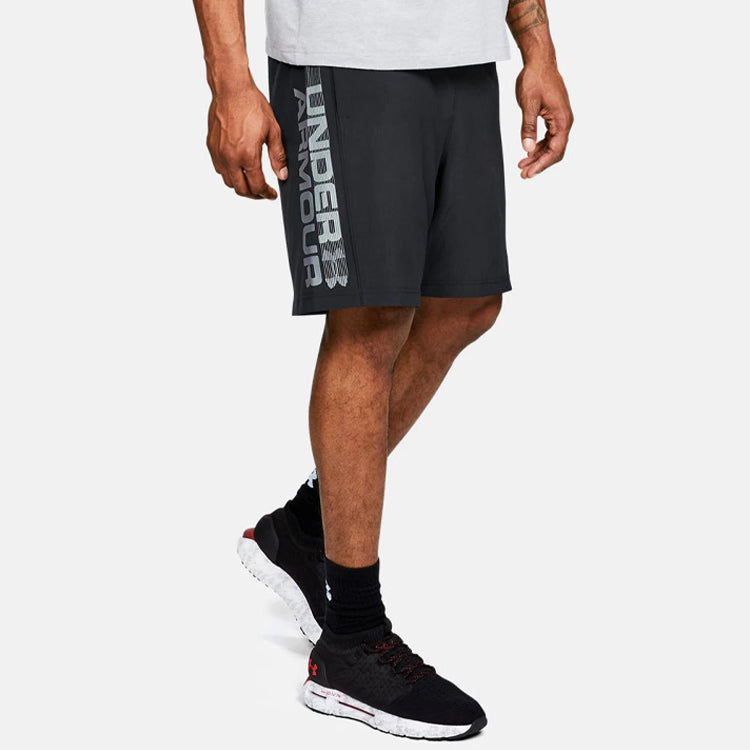 Under Armour Woven Graphic Wordmark Shorts 'Black' 1320203-001
