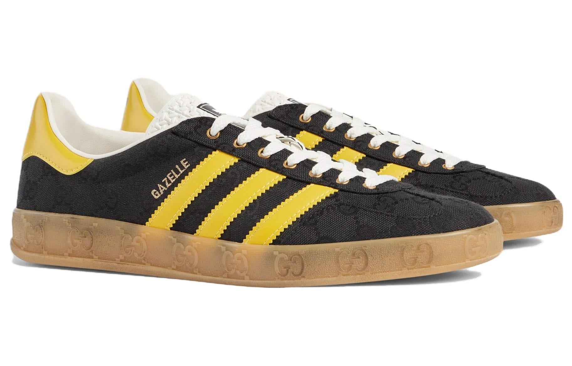 adidas x Gucci Gazelle  'Black Yellow' 737967-FAAW3-1084