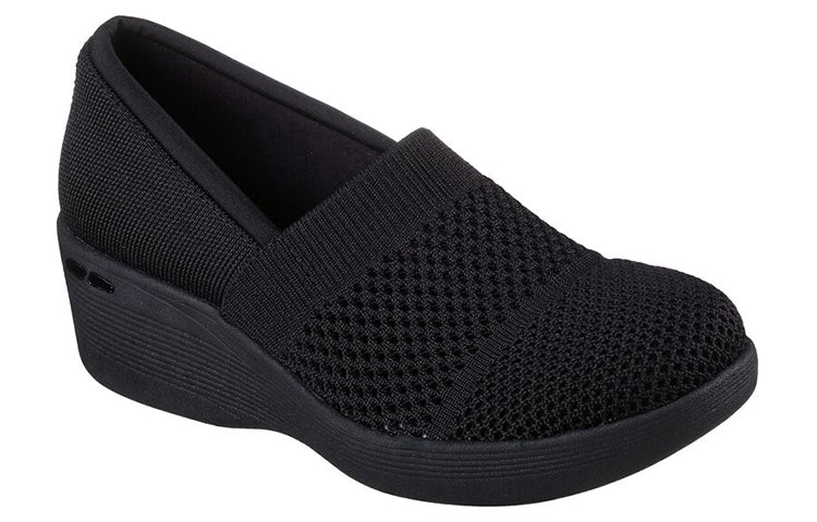 (WMNS) Skechers Pier-Lite 'Wow Factor - Pure Black' 158410-BBK