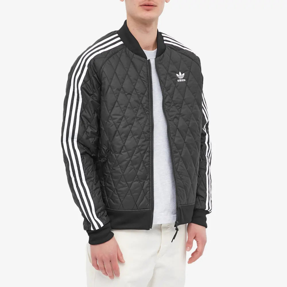 adidas Originals Adicolor Quilted SST Jacket 'Black' H11439
