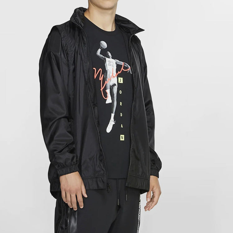 Men's Air Jordan Sports Jacket Black AT9776-010