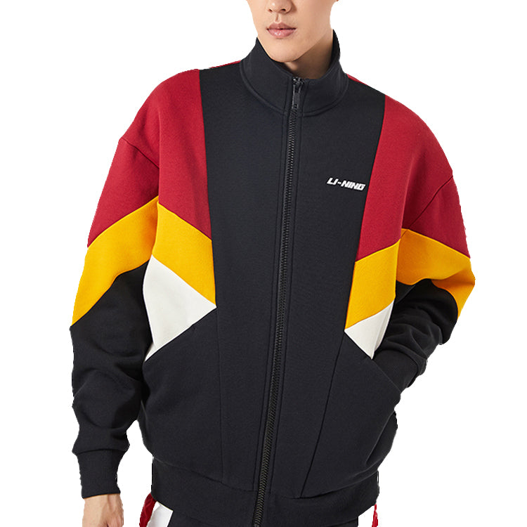 Li-Ning Sports Fashion Series Loose Cardigan Black AWDQA97-1
