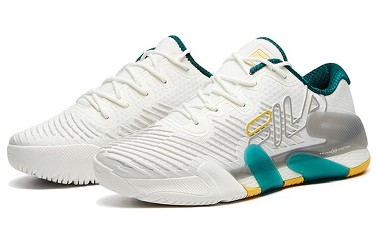 (WMNS) FILA Athletics Low Top 'White Teal Blue' A12W112302FBB