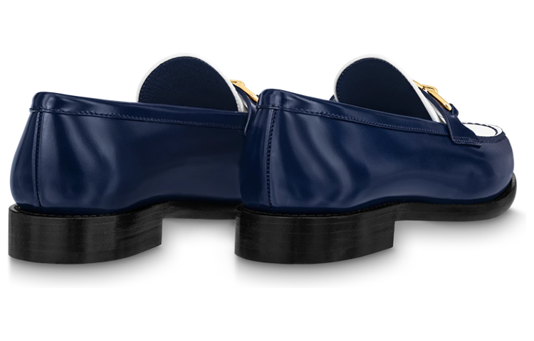 (WMNS) LOUIS VUITTON Chess Flat Loafer Shoes 'Blue' 1ABIC2