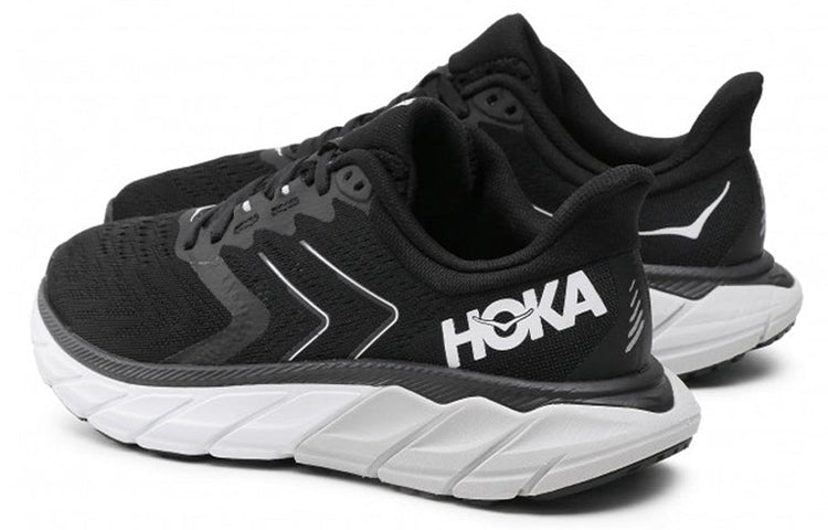 (WMNS) HOKA ONE ONE Arahi 5 Wide 'Black White' 1115013-BWHT