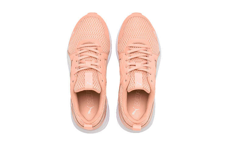 (GS) PUMA Pure Jogger Sports Running Shoes Pink/White 370575-04